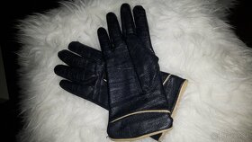 Koženné rukavice Mustang dámske - 7