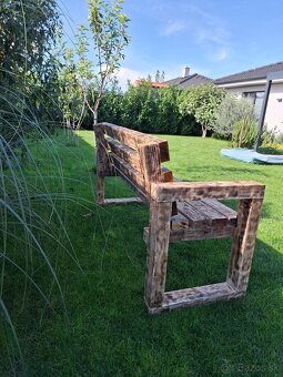 Drevená lavička/lavica - 7