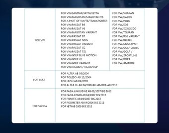 Autorádio VW ,Skoda,seat ,7" dotykový display - 7