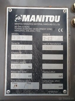 VZV Manitou CD 35 P diesel - 7