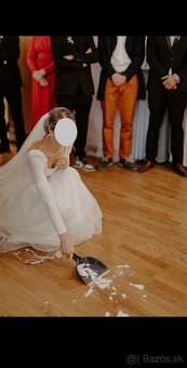 Svadobné šaty, veľkosť 36/38 - 7