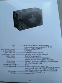 Vzduchom chladeny kompresor Vevor 300bar - 7
