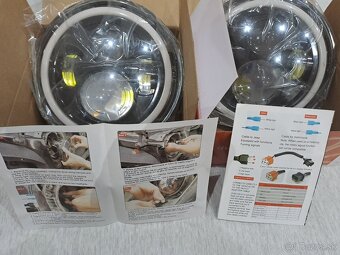 Led okruhle svetla 178mm - V3S, TaTra, Nissan - 7