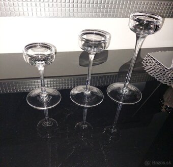 Blomster-3ks svietniky Ikea - 7