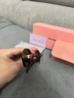 Miu miu okuliare slnečné hnedé - 7