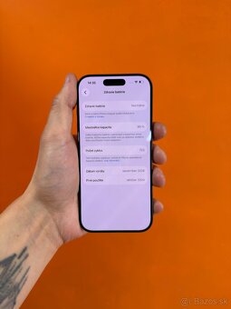 Apple iPhone 16 Pro 256gb - Black Titanium - Ako Nový - 7