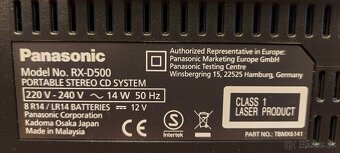 Predám rádio s CD a USB Panasonic RX-D500 - 7