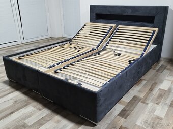 manzelska polohovatelna postel Fines 160x200x45 cm - 7