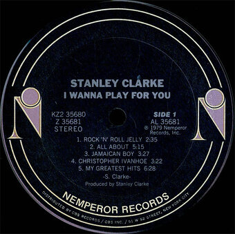 Stanley Clarke - I Wanna Play For You - 2LP vinyl USA 1979 - 7