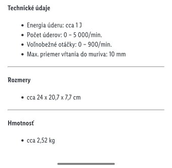 Aku vŕtacie kladivo PABH 20-Li D4 - NOVÉ - 7