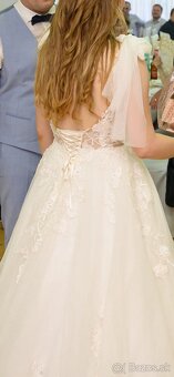 Svadobné šaty- Ivory - 7