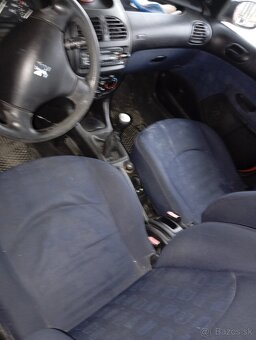 Predám Peugeot 206,1,1 benzín,rok 05,STK,EK-12/26 - 7