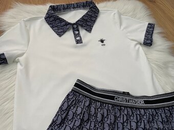Dior súprava - polokošeľa+sukňa - 7