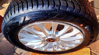 alu R16 5x112, zimné pneu 205/60,. Mercedes C, ako NOVÉ - 7