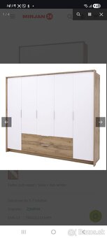 Šatníková skriňa sozásuvkami Solerini 255 - 7