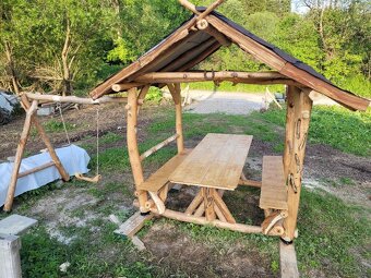 Posedenie do záhrady pre 8 ľudí + hojdačka - 7