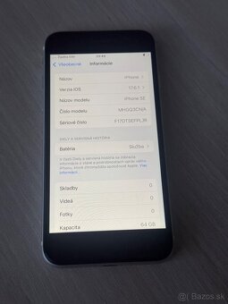 Predám iPhone SE 2020 64GB White - 7