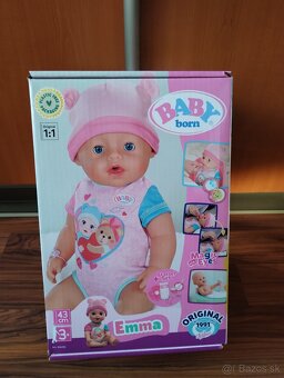 Babika BABY born Emma + postielka s kolotocom - 7
