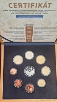NBS privátna sada v drevenej kazete Paríž 2024 proof - 7