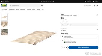Rastúca posteľ IKEA SUNDVIK - 7