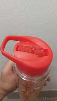 fľaša plastová Carfield na vodu 1L -detský motív -nová - 7