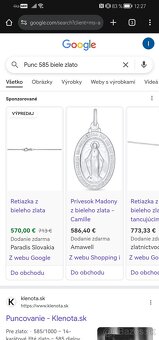 Zázračný medailón z bieleho zlata - 7
