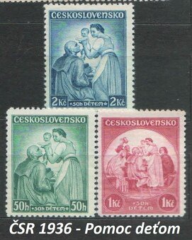 Poštové známky, filatelia: ČSR+ČSSR, slávne série B - 7