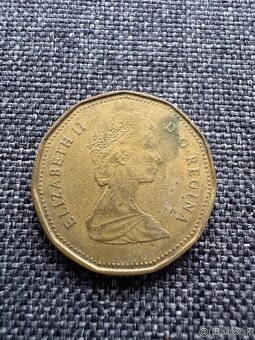 Kanadský dolár 1x 1987 a 2x 1989 = 3 ks dokopy - 7