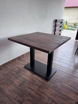 Predám jedálenské stoly na centrálnaj dvojpodnoži - NOVE - 7