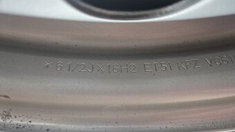 Plechové disky 5x120 r16 ET51 VW T5,T6 - 7