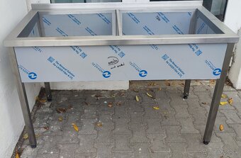 Drezy nerezové, gastro, kuchynské, jednodrez, dvojdrez - 7