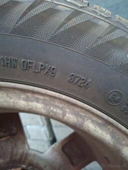 hlinikove disky R15 + nove zimne pneumatiky 195/65 - 7