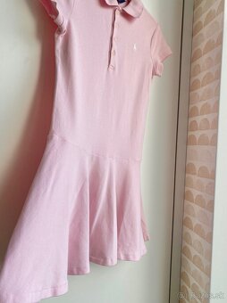 Polo Ralph Lauren dievčenské šaty bavlna 7rokov - 7