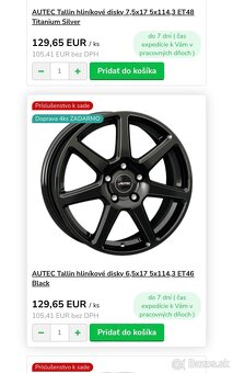 PNEU 195/45 R17 & DISKY 5x114,3 R17 - 7