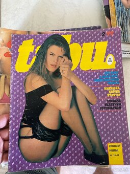 Erotické časopisy Tabu Sextabu Leo Dajana 90te roky zbierka - 7