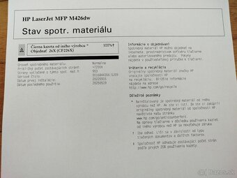 Multifunkčné zariadenie HP (tlačiareň, kopírka, scanner) - 7