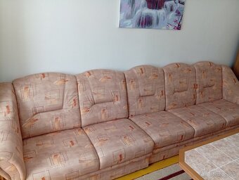 obývací nábytok+ sedacia súprava - 7