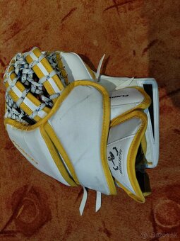 Brankárska lapačka Bauer Supreme MACH, custom, klas.g., sr. - 7