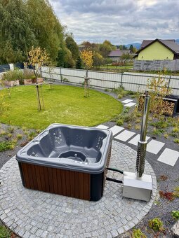 Štvorcová kúpacia kaďa, vírivka, jacuzzi - 7