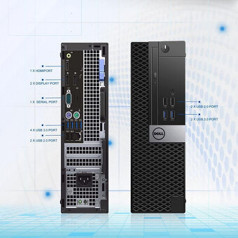 DELL OptiPlex 7040 i7-6700, 16GB RAM, 512GB SSD, 1TB HDD, RW - 7