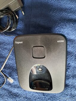 Pevná linka - prenosný, tlačítkový telefón Gigaset AS200 - 7