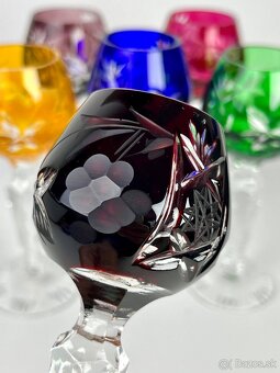 Krištáľové poháriky Lausitzer vintage - 7