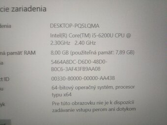 predám 12" HP elitebook 820 g3/ Intel core i5 /ssd /8gb ram - 7