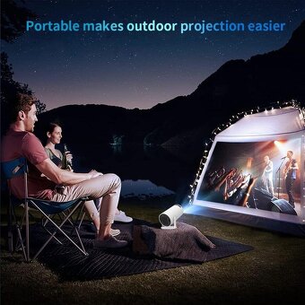 Digitálny projektor 4K Android 11 Wi-Fi bluetooth 200 ANSI s - 7