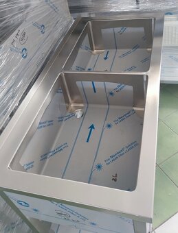 Nerezový drez, umývací stôl - 7