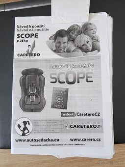 Detská autosedačka CARETERO Scope DELUXE - 7