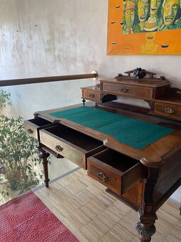 Biedermeier Písaci Stôl - originál z 19. stor. - 7