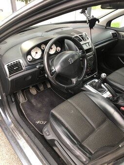 Peugeot 407 – 2.2i 120 kW, rok 2006, TMAVÁ SIVÁ METALÍZA - 7