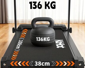 REZERVOVANÉ - Bežecký pás skladací - bežecká dráha -  sklon - 7