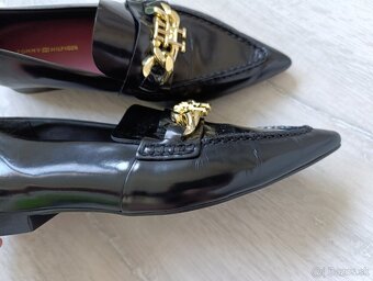 Dámske kožené topánky TOMMY HILFIGER -veľ. 37 - 7